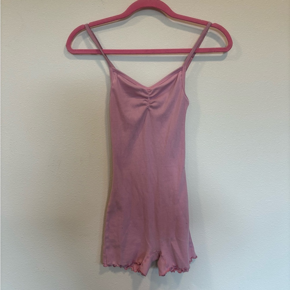 Skims pink onesie